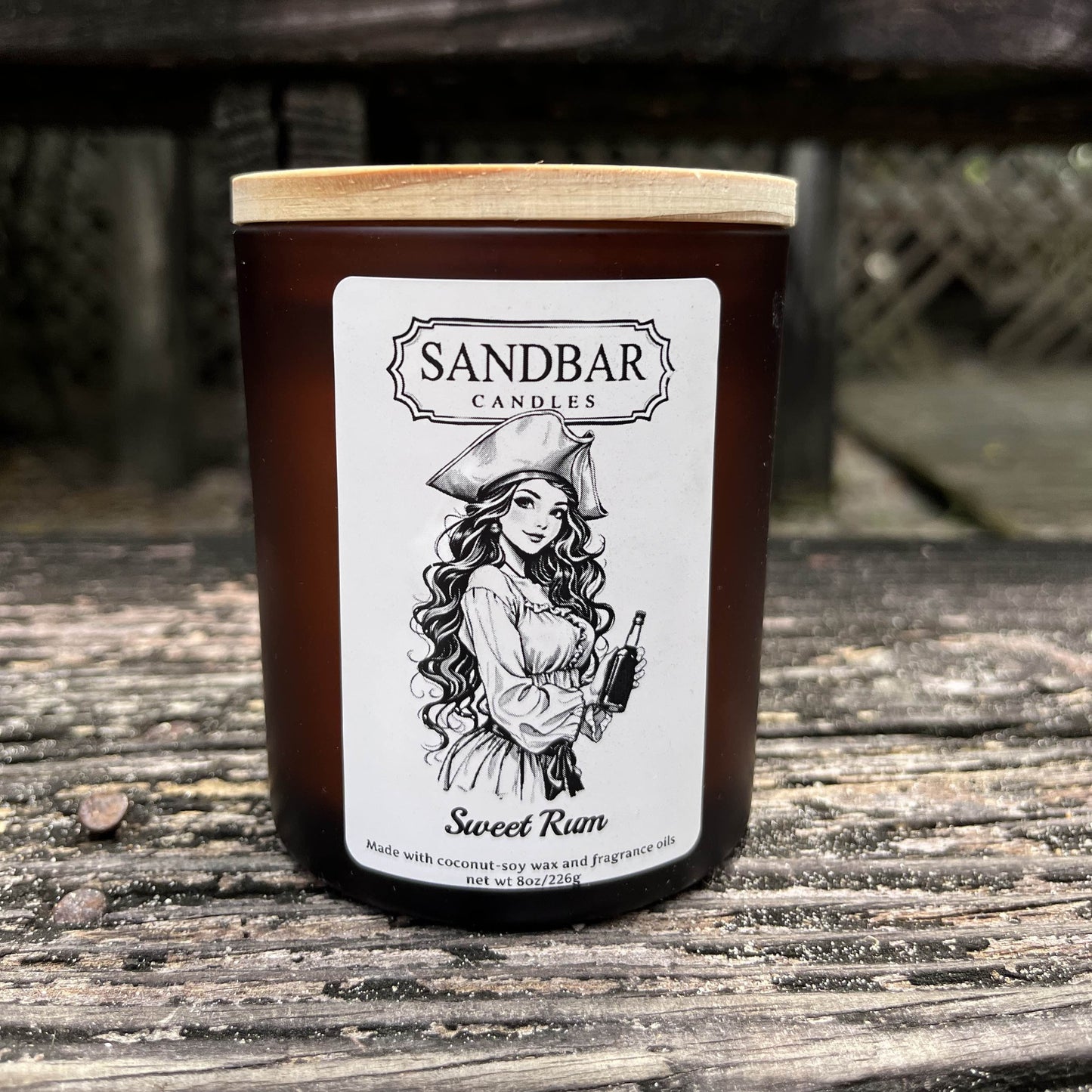 Sweet Rum 8oz Candle